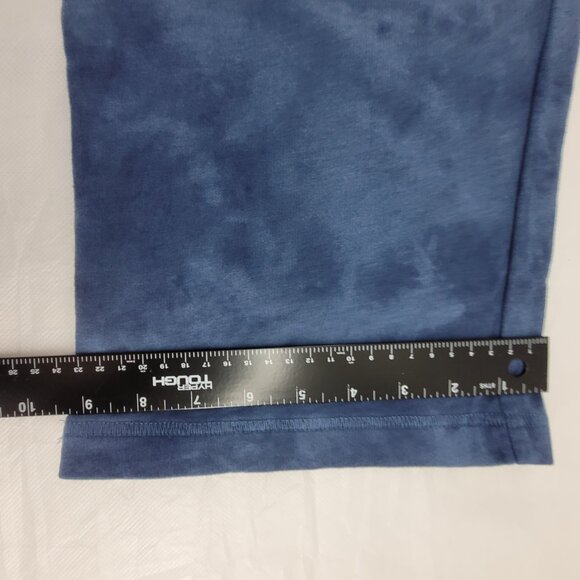 Chicos Matching Set Womens Medium Blue Zip Cotton Stretch Pockets Jacket pants - Picture 8 of 15